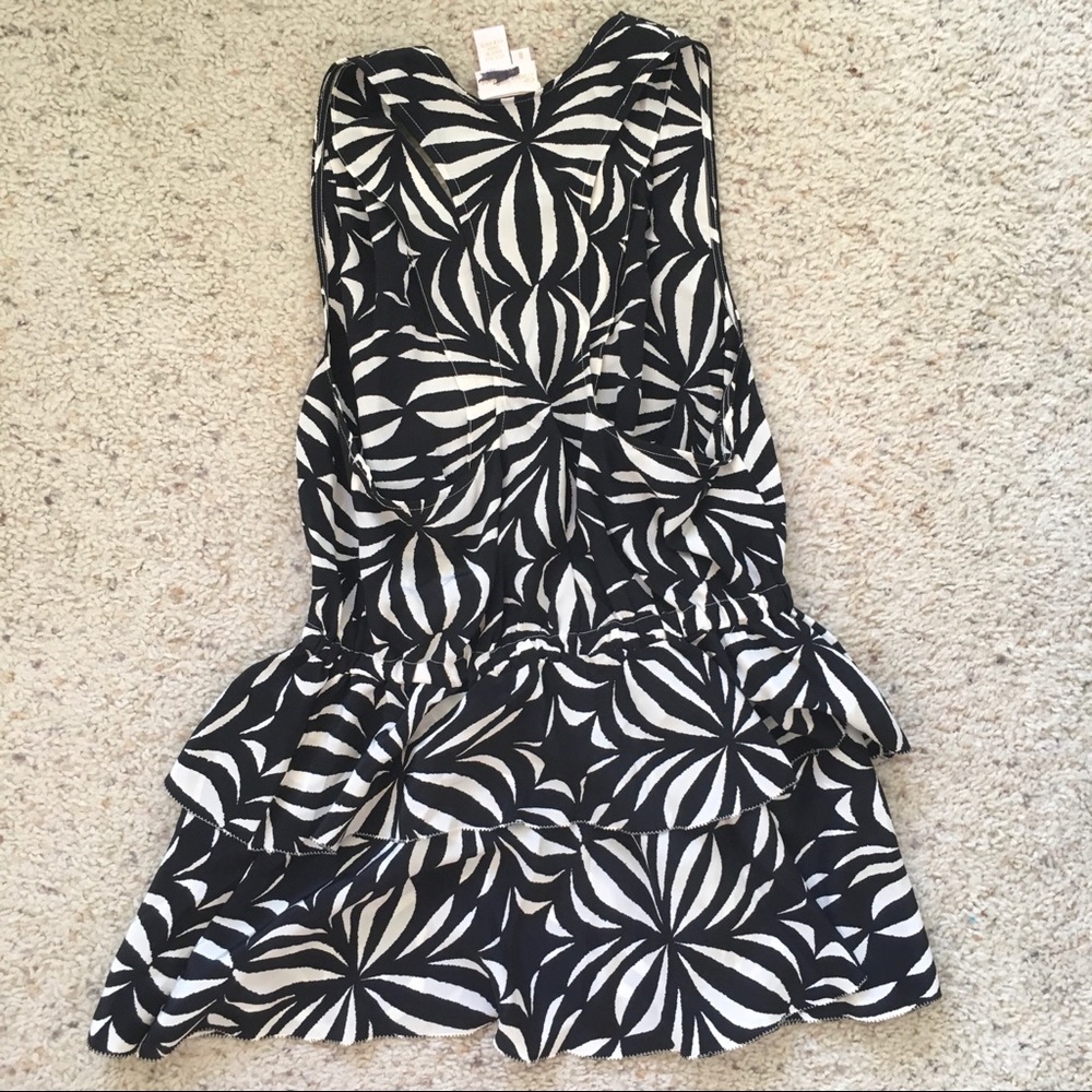 Tracy Reese silk layered racer back top 8